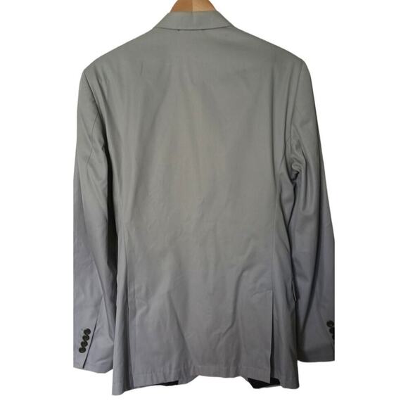 DKNY Slim Cotton Blazer Gray Mens 40R - Picture 3 of 8